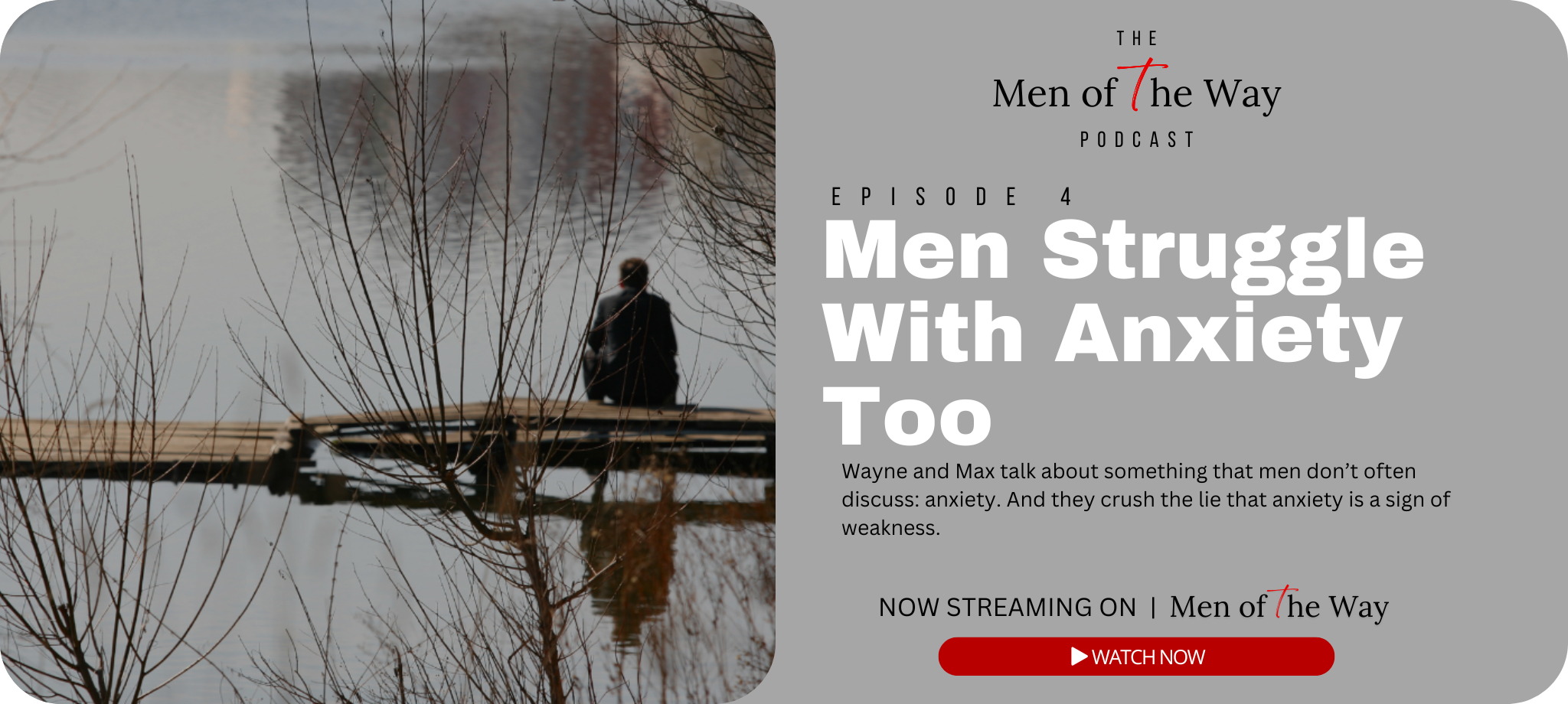 MEN STRUGGLE WITH ANXIETY TOO